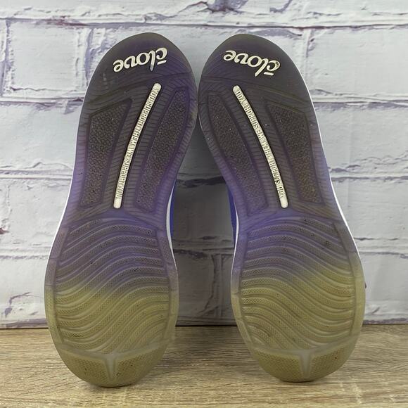 Clove Purple White Nursing Shoes Women's 8 Comfort Walking Healthcare Sneakers - Picture 7 of 8